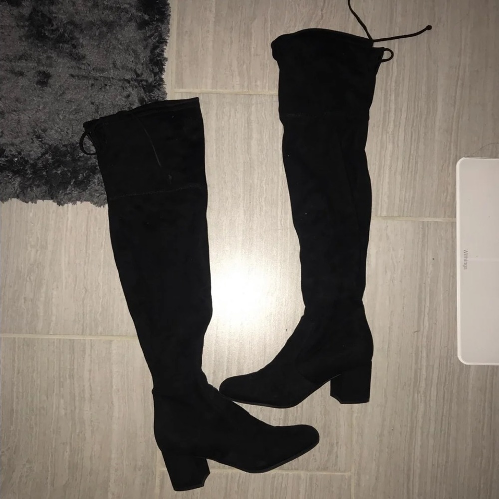 Over the Knee Suede Boots